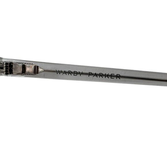 Warby Parker Bryon 500 Crystal Clear Square Eyeglasses Frames 56-16 145 Unisex - Picture 8 of 10